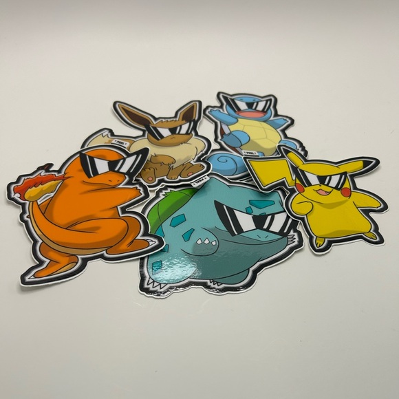 Custom Pokemon stickers squirtle squad theme - Picture 1 of 6